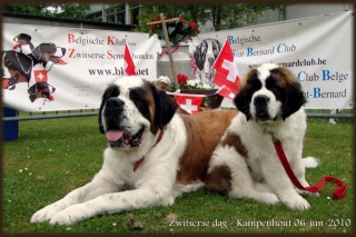 Grietje en Jackson op de Zwitserse Hondendag 